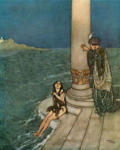 Edmund Dulac, The Mermaid - The Prince